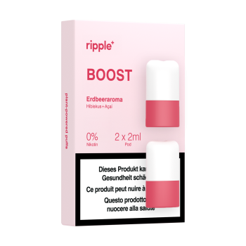 ripple+ BOOST Pods – Erdbeere, Hibiskus & Acai
