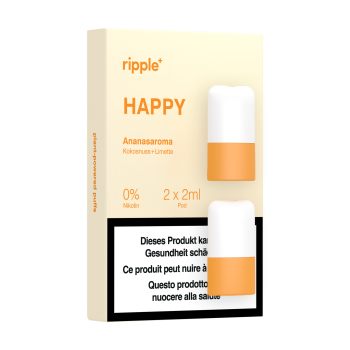 ripple+ HAPPY Pods – Passionsfrucht, Holunderblüte & Limette