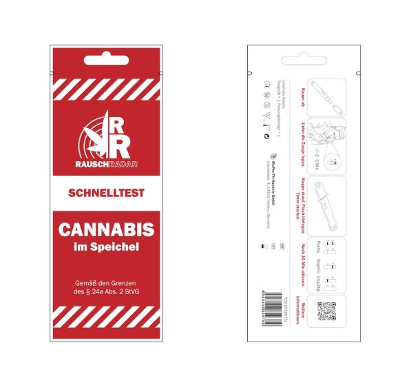 Cannabis Schnelltest, Speicheltest 3.5ng/ml