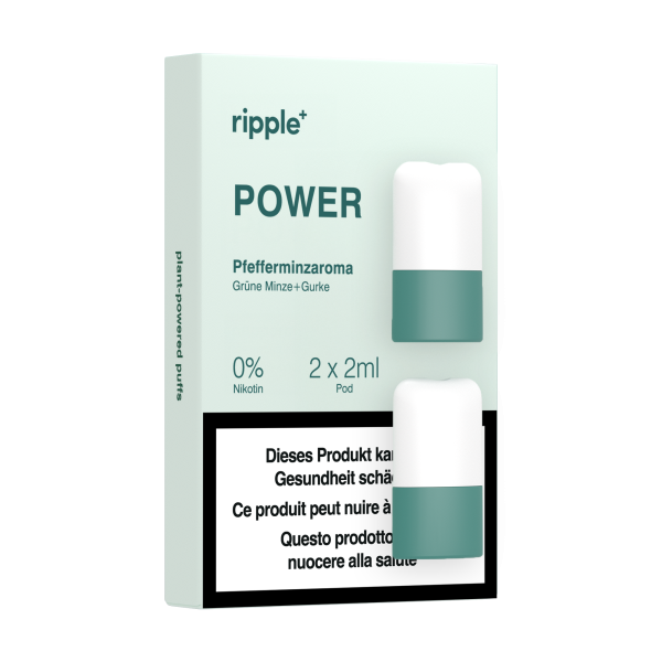 ripple+ POWER Pods – Pfefferminze, Grüne Minze & Gurke