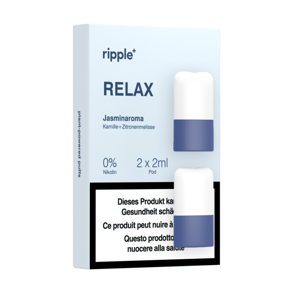 ripple+ RELAX Pods – Kamille, Jasmin & Zitronenmelisse