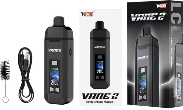 YoCan Vane 2 Dry herb vaporizer. Kräuterverdampfer